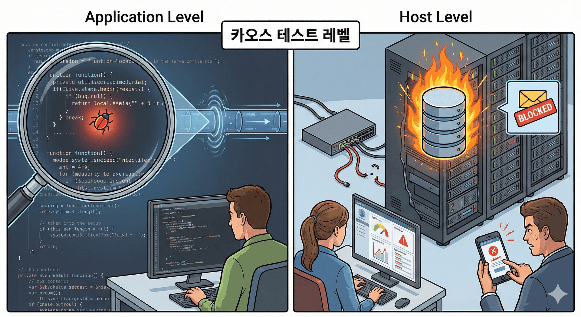 QA가 서버를 죽여본 이유 – Host Level 카오스 엔지니어링 테스트